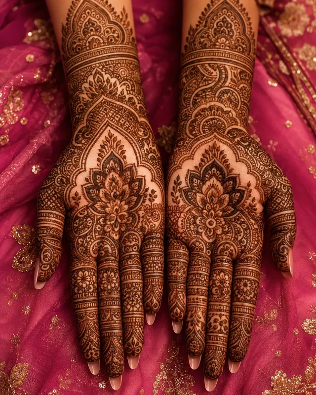 Royal Bridal Full Hands mehndi design