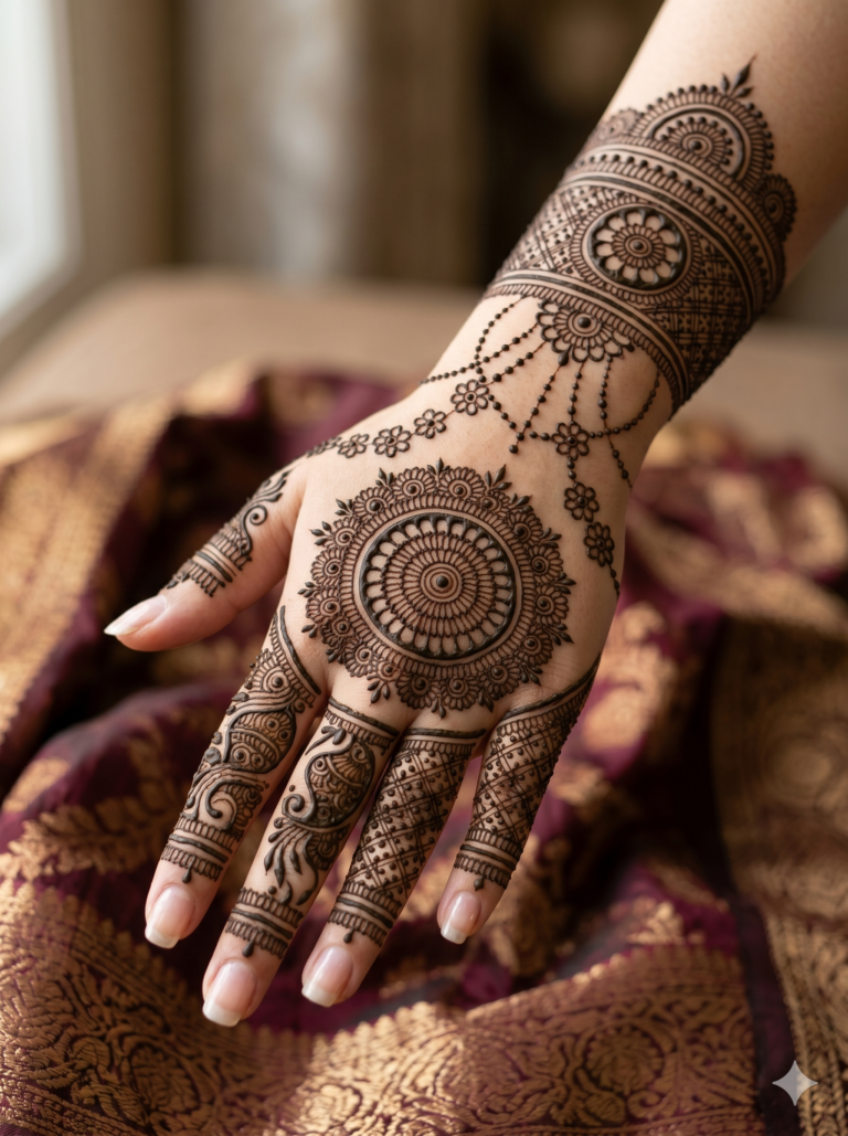 Royal Bridal Elegance Mehndi mehndi design